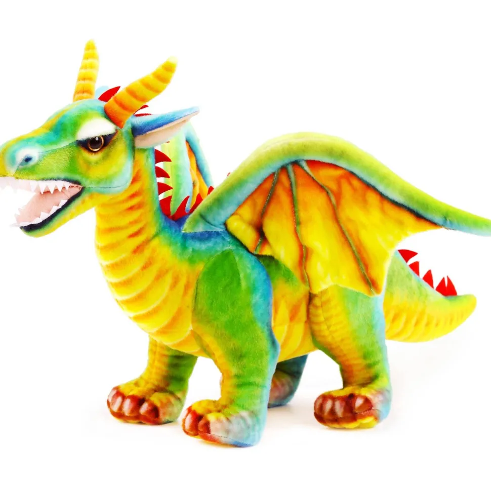 Giant Plush 29 Inch Stuffed Dragon Denvar Realistic