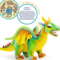 Giant Plush 29 Inch Stuffed Dragon Denvar Realistic