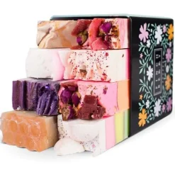 Gift Tin Soaps Sampler Set of Handmade Vegan Soaps by FinchBerry