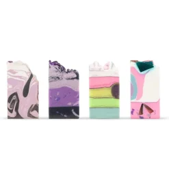 Gift Tin Soaps Sampler Set of Handmade Vegan Soaps by FinchBerry