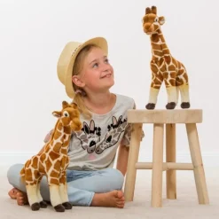 Giraffe Standing 38 cm by Teddy Hermann