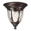Glendale 1-Lght Flush Mount Regal Bz