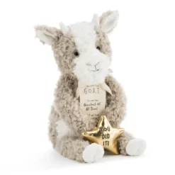 Goat-Greatest Of All Time Celebrate Me Plush-Goat with Congratulations Message by Demdaco *