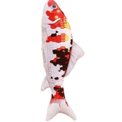 Goldfish Cat Toys with Catnip Plush Stuffed Fishes Cutest Interactive Cat Chew Toys
