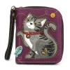 Gray & Orange Tabby Cat Collection Keychain, Wallet, Crossbody by Chala Vegan