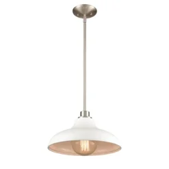 Grenville 13'' Wide 1-Light Farmhouse Pendant Light Fixture