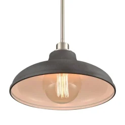 Grenville 13'' Wide 1-Light Farmhouse Pendant Light Fixture
