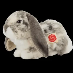 Grey and White Floppy Earred Bunny Large Teddy Herman