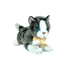 Grey Norwegian Forest Kitten Handmade Lifelike Size 23cm/9"