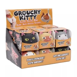 Grouchy Kitty Jumbo Stress Ball for ADD, ADHD, OCD, Autism, and Anxiety