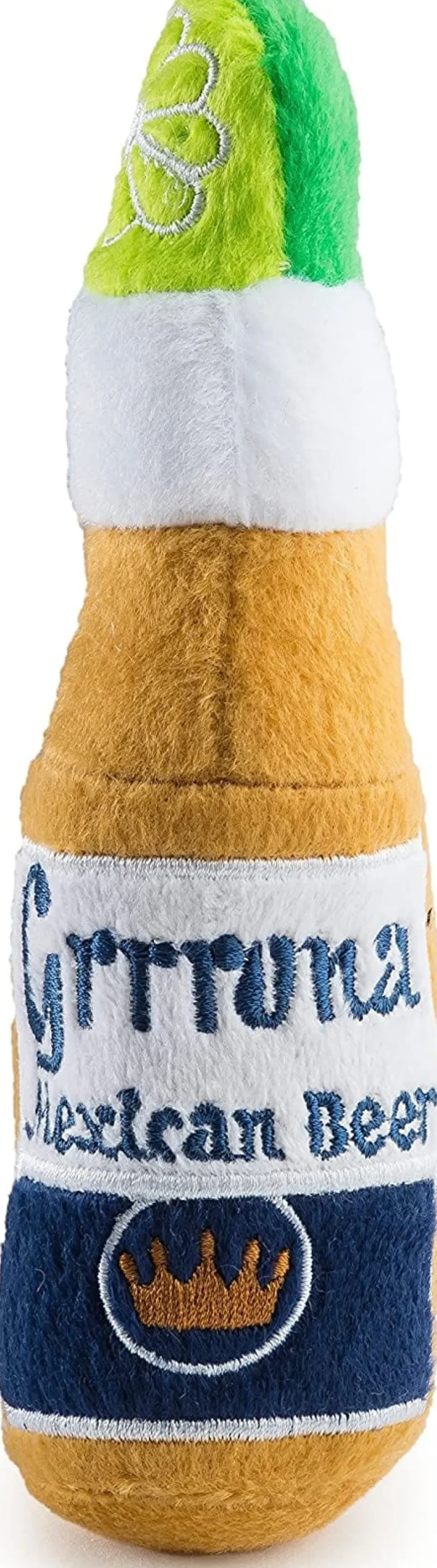 Grrrona Mexican Beer & Chewy Vuiton Bone Large Plush Dog Toys-SET