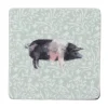 Hampshire Farm Pig Ceramic Coaster Fine Quality