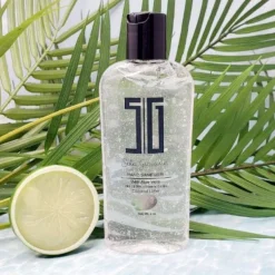 Hand Sanitizer Coconut Lime 4oz, Organic Aloe Vera