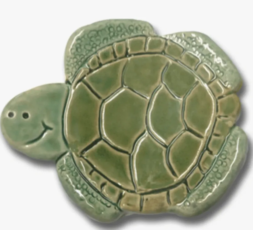 Handmade Ceramic Nature Lover's Trinket Dish-Turtle, Sloth, Otter