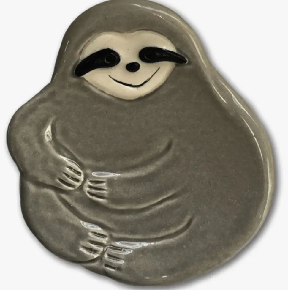 Handmade Ceramic Nature Lover's Trinket Dish-Turtle, Sloth, Otter