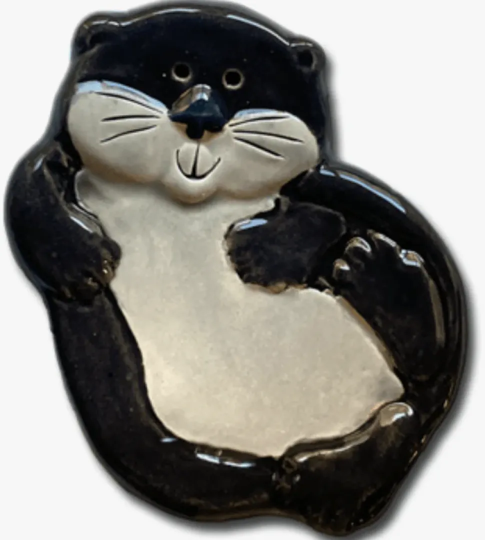 Handmade Ceramic Nature Lover's Trinket Dish-Turtle, Sloth, Otter