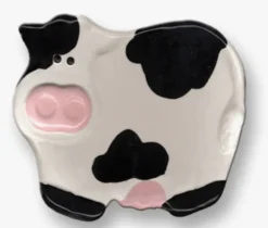 Handmade Pig or Cow Trinket Dish