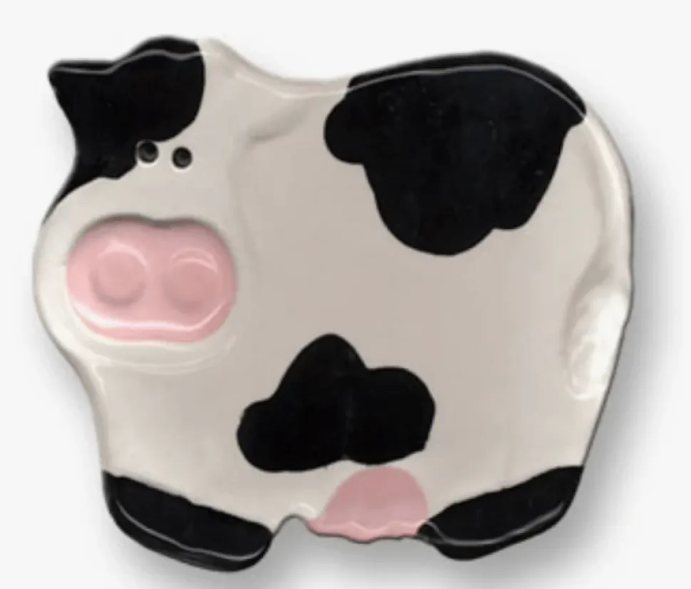 Handmade Pig or Cow Trinket Dish