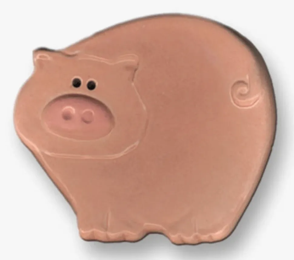 Handmade Pig or Cow Trinket Dish