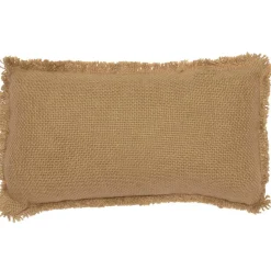 Happily Ever After Burlap Country Primitive Throw Pillow *