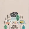 Happy Camper Dishtowel