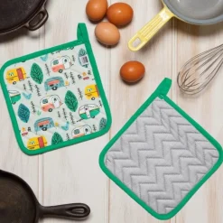 Happy Camper Potholder