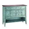 Hartford Hand-Painted Wood Storage Cabinet