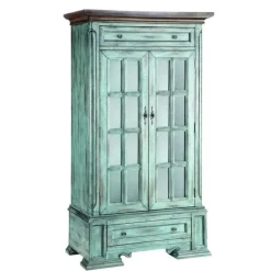 Hartford Hand-Painted Wood Storage Cabinet