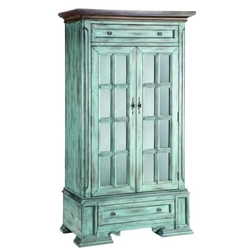 Hartford Hand-Painted Wood Storage Cabinet