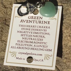 Healing Crystal Green Aventurine Pet Pendant Made in the USA