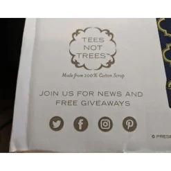 Heavy Duty Office Storage Boxes with Lids-Set of 3 Upcycled Cloth Scrap Boxes