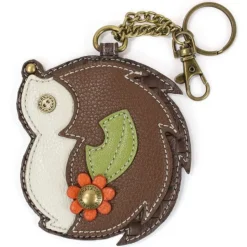 Hedgehog Collection by Chala Keychain Wallet Purse VEGAN
