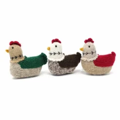 Hen Ornaments Handmade In Peru Cute Little Chickens