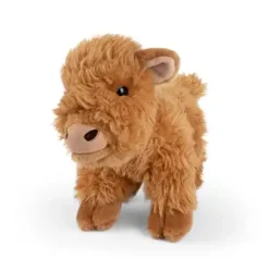 Highland Cow Calf Plush by Living Nature