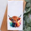 Highland Cow Kitchen, Dish,Hand Towel