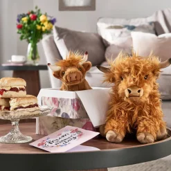 Highland Cow Large with Sound Plush Toy