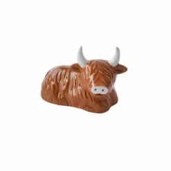 Highland Cow Ring Holder In Gift Box by Bramble Farm