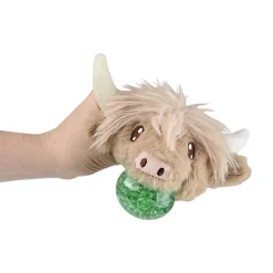 Highland Cow Squeezy Bead Plush Ball 3