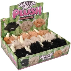 Highland Cow Squeezy Bead Plush Ball 3