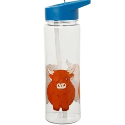 Highland Cow Waterbottle BPA Free Plastic