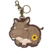 Hippo Collection Keychain/Coin Purse by Chala Vegan*