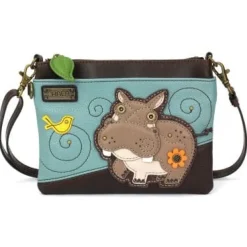 Hippo Collection Keychain/Coin Purse by Chala Vegan*