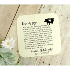 Home is Where My Pigs Are Keychain, Handmade!