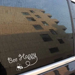 Honey Bee and Bee Happy Stickers for Car or Anywhere!