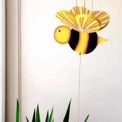 Honey Bee and Monarch Flying Mobiles-Handmade in Columbia