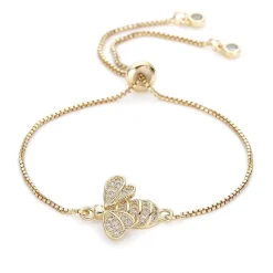 Honey Bee Bracelet-Adjustable in Copper with Gold or Silver Tone