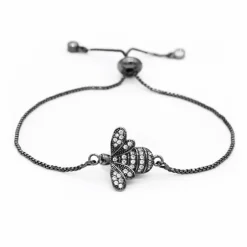 Honey Bee Bracelet-Adjustable in Copper with Gold or Silver Tone