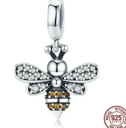 Honey Bee Charms Sterling Silver-Pandora Style