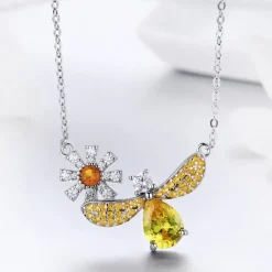 Honey Bee Jewelry SET, Ring, Earrings and Necklace BEE-autiful! Elegant!