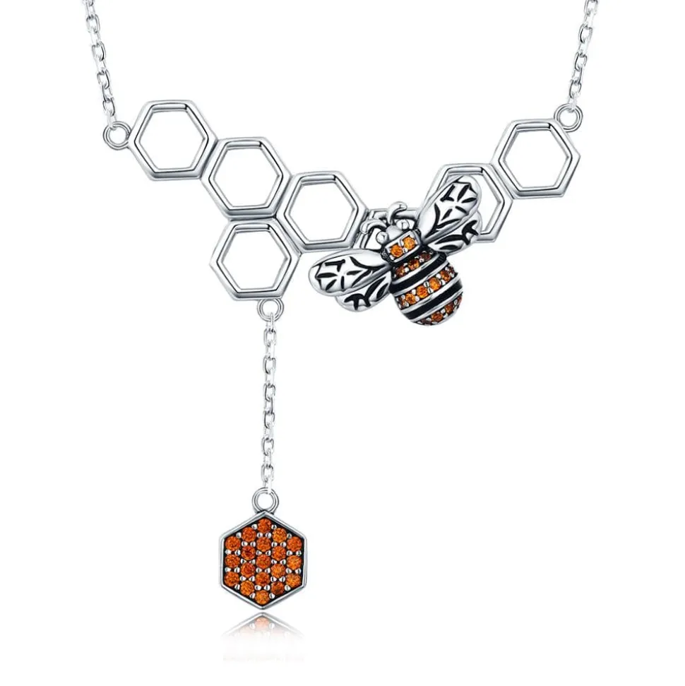 Honey Bee Jewelry Set, Sterling Silver, GORGEOUS! High quality, Unique!